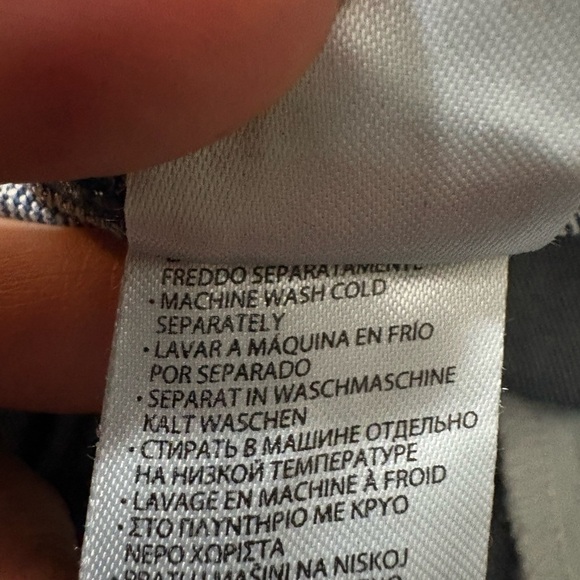 Goldenpoint Blue Ankle Cropped Jeans with Wide Cuff. Very Soft Stretchy Denim. - Picture 7 of 13